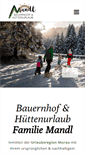 Mobile Screenshot of bauernhofmandl.at